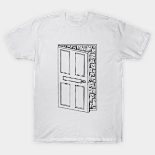 Cat door T-Shirt